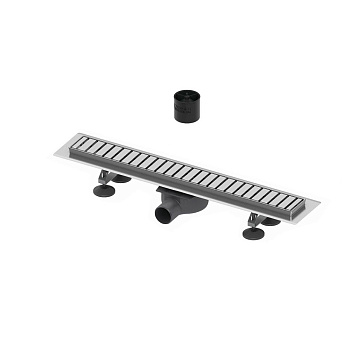 Комплект TECElinus для монтажа дренажного канала с декоративной решеткой "straight", 90 см