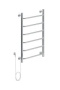 Полотенцесушитель электрический Aquanet Fiona 80х50 Тэн слева