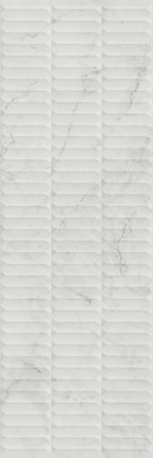 Тубкаль белый глянцевый структура обрезной 30x89,5x1,05