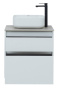 Тумба под раковину Aquanet Nova Lite 60 белый (2 ящика)