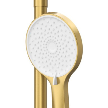RELAX-CD-BORO Душевая стойка со смесителем, брашированное золото