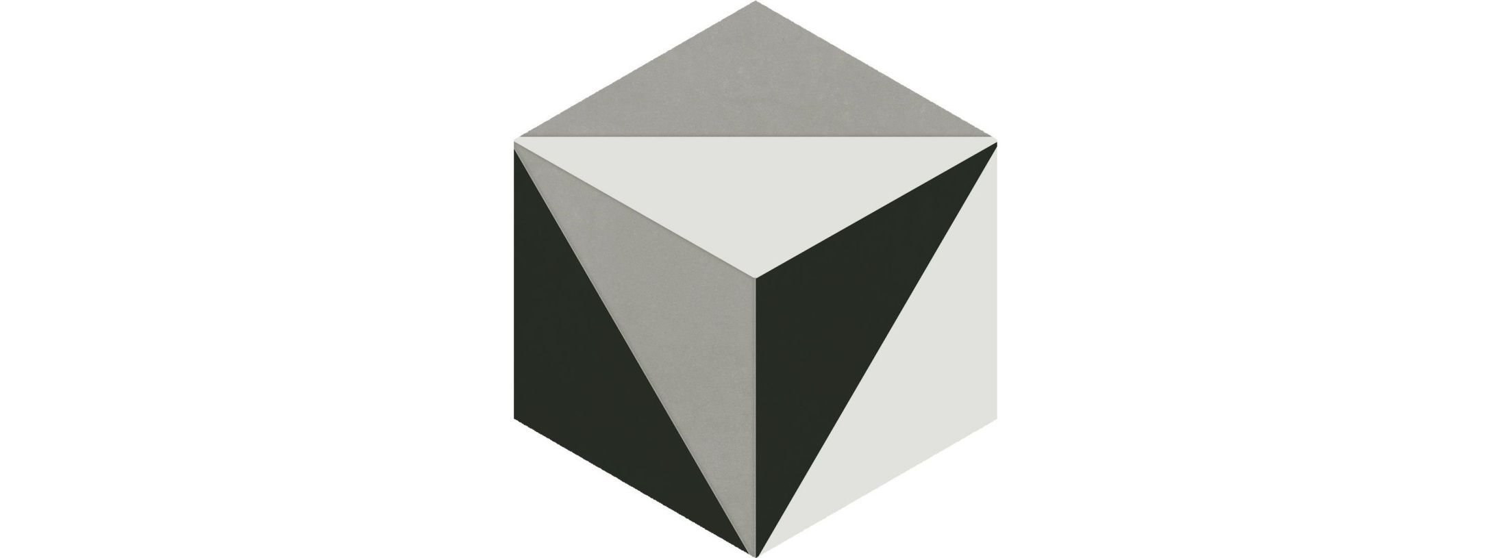 Декор 4 VT\A286\SG1010 Кальсада Черный/Белый/Серый (12см*10,4см*7мм) (45шт/0,561м2) Шестиугольник, шт