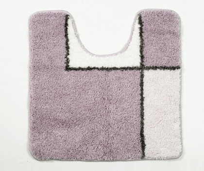 Коврик для ванной комнаты Ruwer, 50х50х1 см, сиреневый, BM-6709