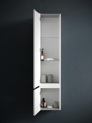 Шкаф-пенал SANCOS Very подвесной левый,  Bianco , 350х300х1600 мм, арт. PVR35LW
