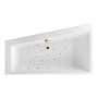 Ванна EXCELLENT Sfera Slim 170x100 (левая) "RELAX" (золото) Ванна EXCELLENT Sfera Slim 170x100 (левая) "RELAX" (золото)