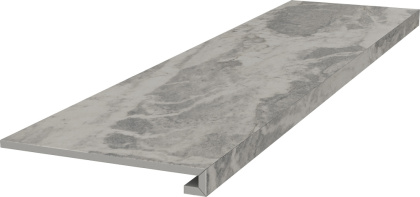 Ступень клееная Альбино серый обрезной 119,5x33х0,9 Ступень клееная Альбино серый обрезной 119,5x33х0,9