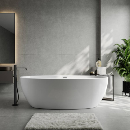 Акриловая ванна ABBER AB9504 белая