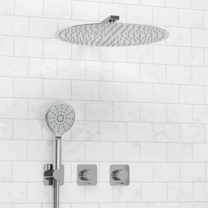 A4651.293.090.117.271.087.127  Встраиваемый комплект для душа с верхней душевой насадкой и лейкой