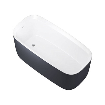 Акриловая ванна Allen Brau Infinity 170x78 2.21003.21/AM белый матовый (панель антрацит), шт Акриловая ванна Allen Brau Infinity 170x78 2.21003.21/AM белый матовый (панель антрацит), шт