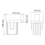 Lopau K-6045 Держатель освежителя Lopau K-6045 Держатель освежителя