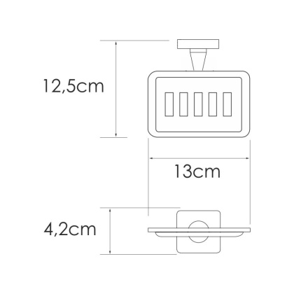 Rhin K-8769 Мыльница решетка
