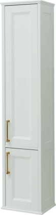 Пенал Aquanet Бостон 36 L белый матовый (ручки золото) Пенал Aquanet Бостон 36 L белый матовый (ручки золото)