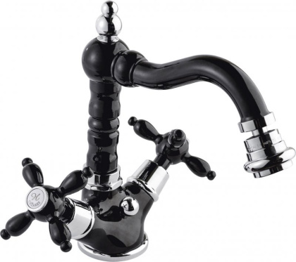 NOSTALGIA-BS2-02 Смеситель на биде с донным клапаном бронза, ручки бронза