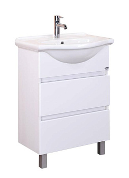 Тумба Onika Элита 60 напольная, белая (ум. Грация 60)