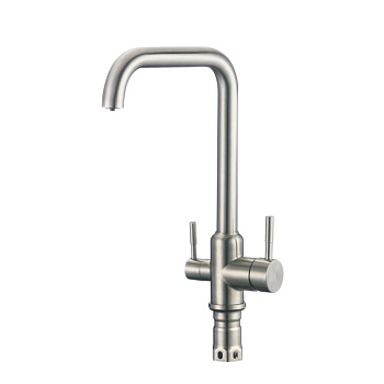 СмесительДля кухниНержавеющая стальСатинS268B