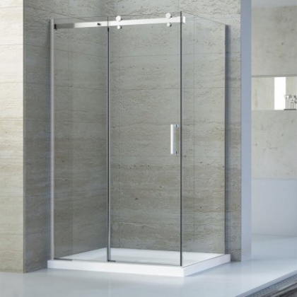 Душевой уголок RGW TO-44, 02074489-11, 180 x 90 х 195 см, дверь раздвижная, стекло прозрачное, хром