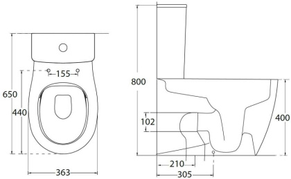 Сливной бачок Allen Brau Fantasy 4.11010.20 белый глянец