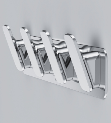 Набор крючков для полотенец Inspire V2.0, 8,5х25,5х3 см, хром, A50A35900