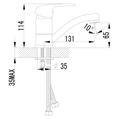 Смеситель Lemark Pramen LM3307C для раковины Смеситель Lemark Pramen LM3307C для раковины