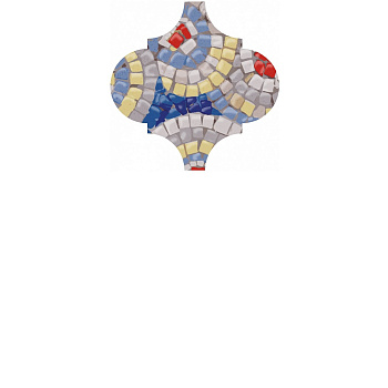 Декор OP\A172\65000 Арабески Майолика Гауди 6.5*6.5*7 (уп\26шт) , шт