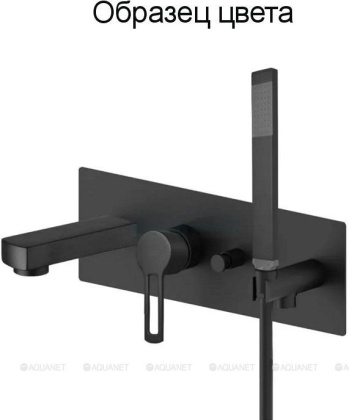 Смеситель для ванны с душем Paffoni Ringo RIN001NO (с внутренней частью)