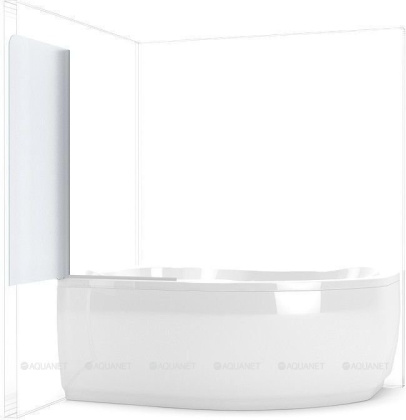 Шторка для ванны Aquanet AQ1 L, матовое стекло