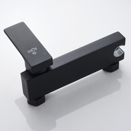 Гигиенический душ со смесителем Rose R1805H-1, черный