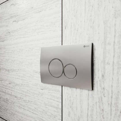 Клавиша смыва Point Виктория PN44061SC для инсталляции, сатин/хром