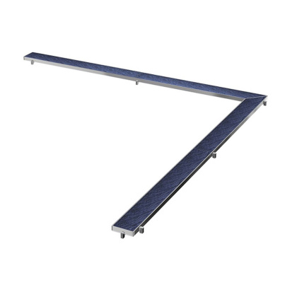 Основа для плитки TECEdrainline под облицовку плиткой "plate", для углового душевого канала 90°, 1000 х 1000