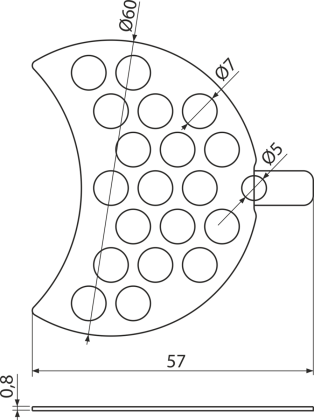 Pешетка (A491CR) Pешетка (A491CR)