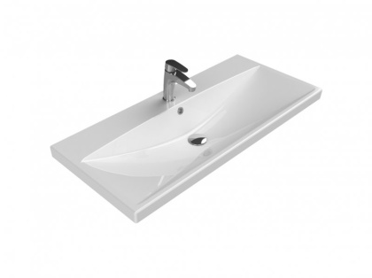 Тумба с раковиной подвесная BelBagno MARINO-CER 100 Bianco Lucido , раковина белая Тумба с раковиной подвесная BelBagno MARINO-CER 100 Bianco Lucido , раковина белая