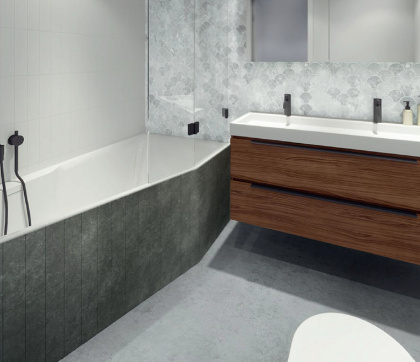 Акриловая ванна Riho Rething Space 180x110 R Акриловая ванна Riho Rething Space 180x110 R