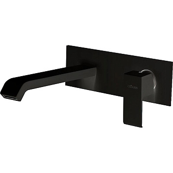 PORTA-BLI-NOP Смеситель для раковины однорычажный, с донным клапаном, исполнение черный матовый