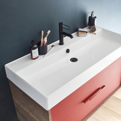 Раковина подвесная EXBJ112-00 Jacob Delafon Vivienne белый размер (шгв) (100см*46см*14см) фарфор, шт