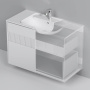 База под раковину с 2 ящиками, 68,5х100,2х48,9 см, белая, M8FFUX1002WM