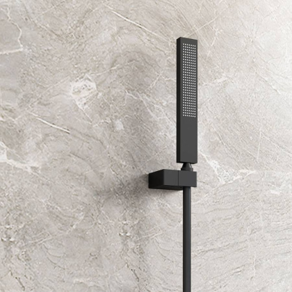 Душевой комплект Futura VSFW-2F11TMB термостатический встраиваемый, 3 режима, черный