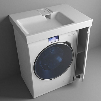 Тумба напольная под умывальник Riga Luxe 800х590 правосторонняя (ШхГхВ) 180х576х860