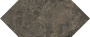 Плитка настенная 35014 Бикуш коричневый (14см*34см*6,9мм) (24шт/0,896м2) глянцевый, м2