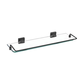 Полка стеклянная, RG1519H Rose, Черный Полка стеклянная, RG1519H Rose, Черный