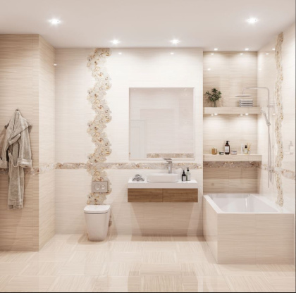 6046-0315 Плитка грес глаз. AROMA_GT Беж. 45*45 _ 1 \36,92