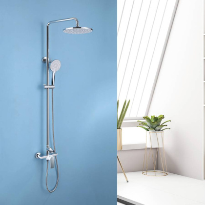 Душевая стойка Abber Weiss Insel AF8020W