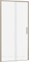 Душевая дверь Aquanet Pleasure Evo 100 AE65-N100-GBT профиль золото-никель браш, прозрачное стекло