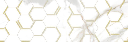 Декор Adelaida белый 25х75,шт