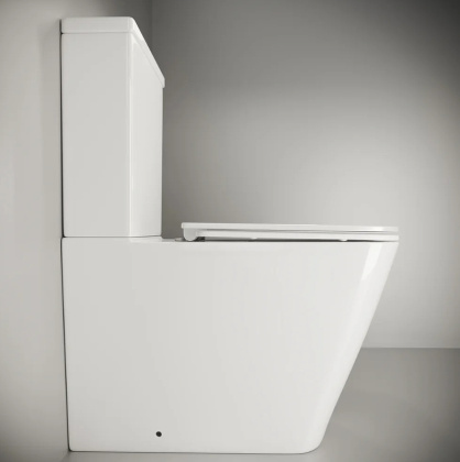 Бачок для унитаза CUBIC Rimless, двойной смыв 3/6 арматура Geberit