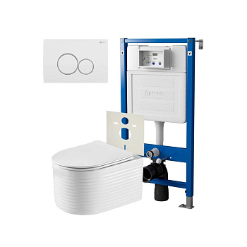 Сет: Система инсталляции Point Элемент для подвесного унитаза PN45120 + Клавиша смыва для инсталляции Point Виктория, белая/хром, PN44061WC + Унитаз подвесной Point Омега безободковый, белый, сиденье дюропласт, микролифт быстросъемное PN41902 Сет: Система инсталляции Point Элемент для подвесного унитаза PN45120 + Клавиша смыва для инсталляции Point Виктория, белая/хром, PN44061WC + Унитаз подвесной Point Омега безободковый, белый, сиденье дюропласт, микролифт быстросъемное PN41902