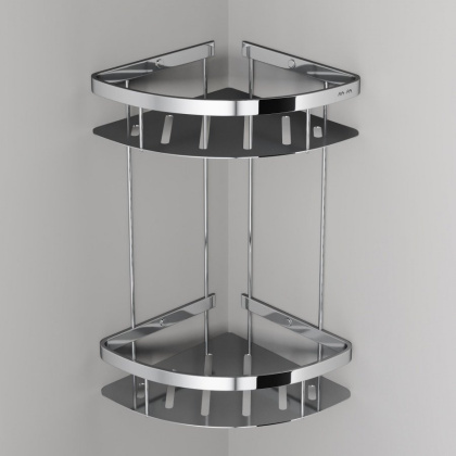 A7454200 Sense L Полка для душа угловая двухъярусная, хром A7454200 Sense L Полка для душа угловая двухъярусная, хром