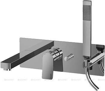 Смеситель для ванны с душем Paffoni Tilt TI001ST (с внутренней частью) Смеситель для ванны с душем Paffoni Tilt TI001ST (с внутренней частью)