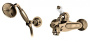 VINTAGE-VDM-03/24-Sw Смеситель для ванны и душа однорычажный с ручным душем, исполнение золото