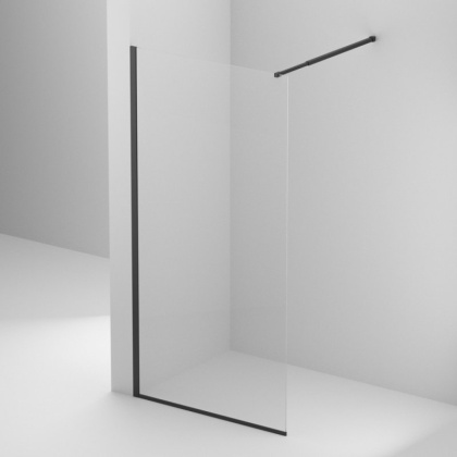 KRAFT-L-1-100-C-Cr Душевая перегородка с односторонним входом 1000x1950 мм