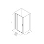 Душевой уголок Allen Brau Priority 160x90 3.31039.BBA + 3.31045.BBA черный браш Душевой уголок Allen Brau Priority 160x90 3.31039.BBA + 3.31045.BBA черный браш
